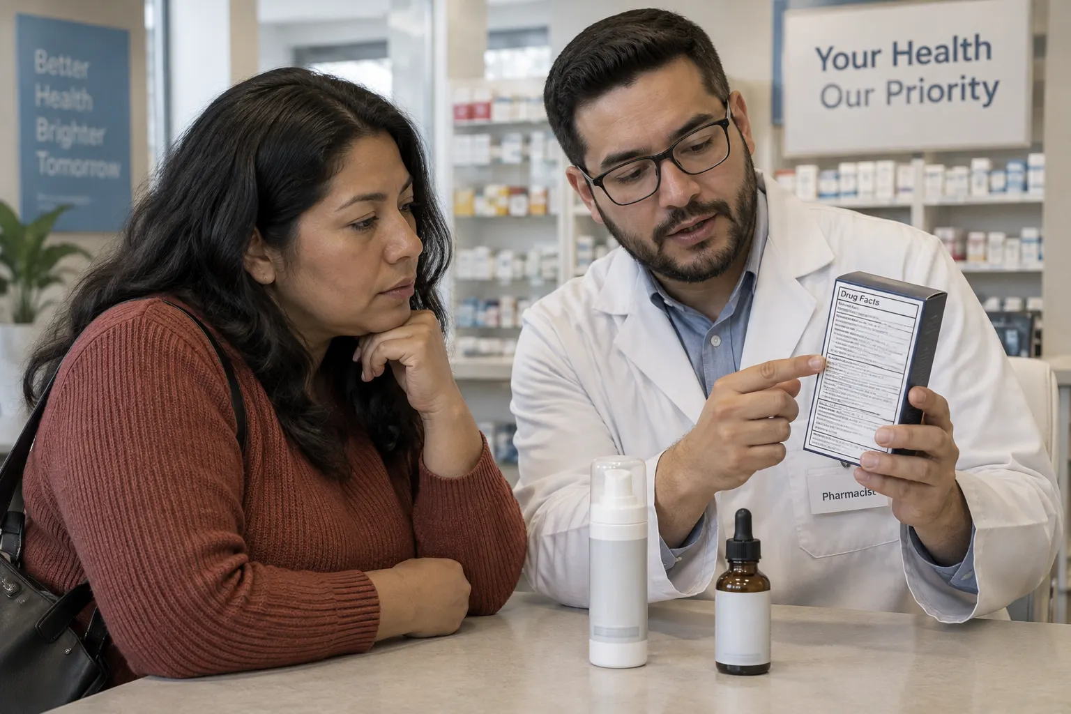 Cómo leer la etiqueta del minoxidil antes de comprar